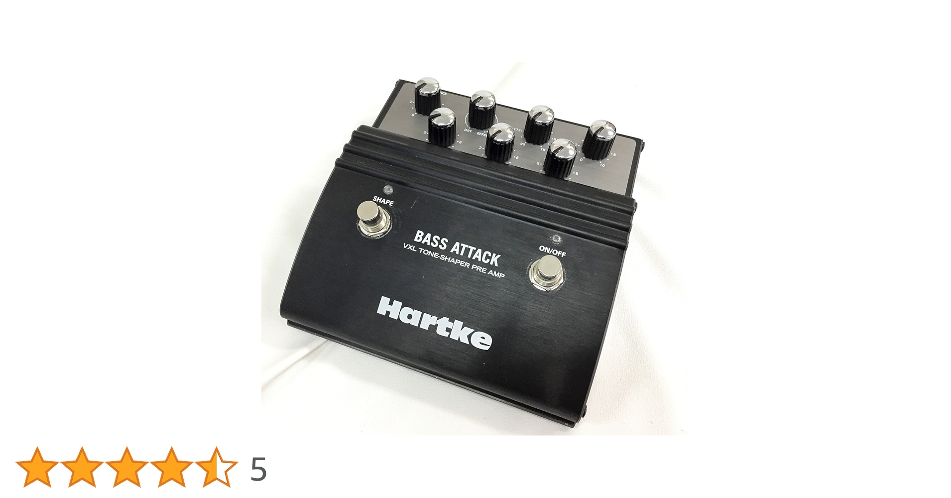 Hartke BASS ATTACK PEDAL プリアンプ DIボックス Hartke VXL Bass Attack Pre-amp/Direct Box/EQ Pedal | Sweetwater