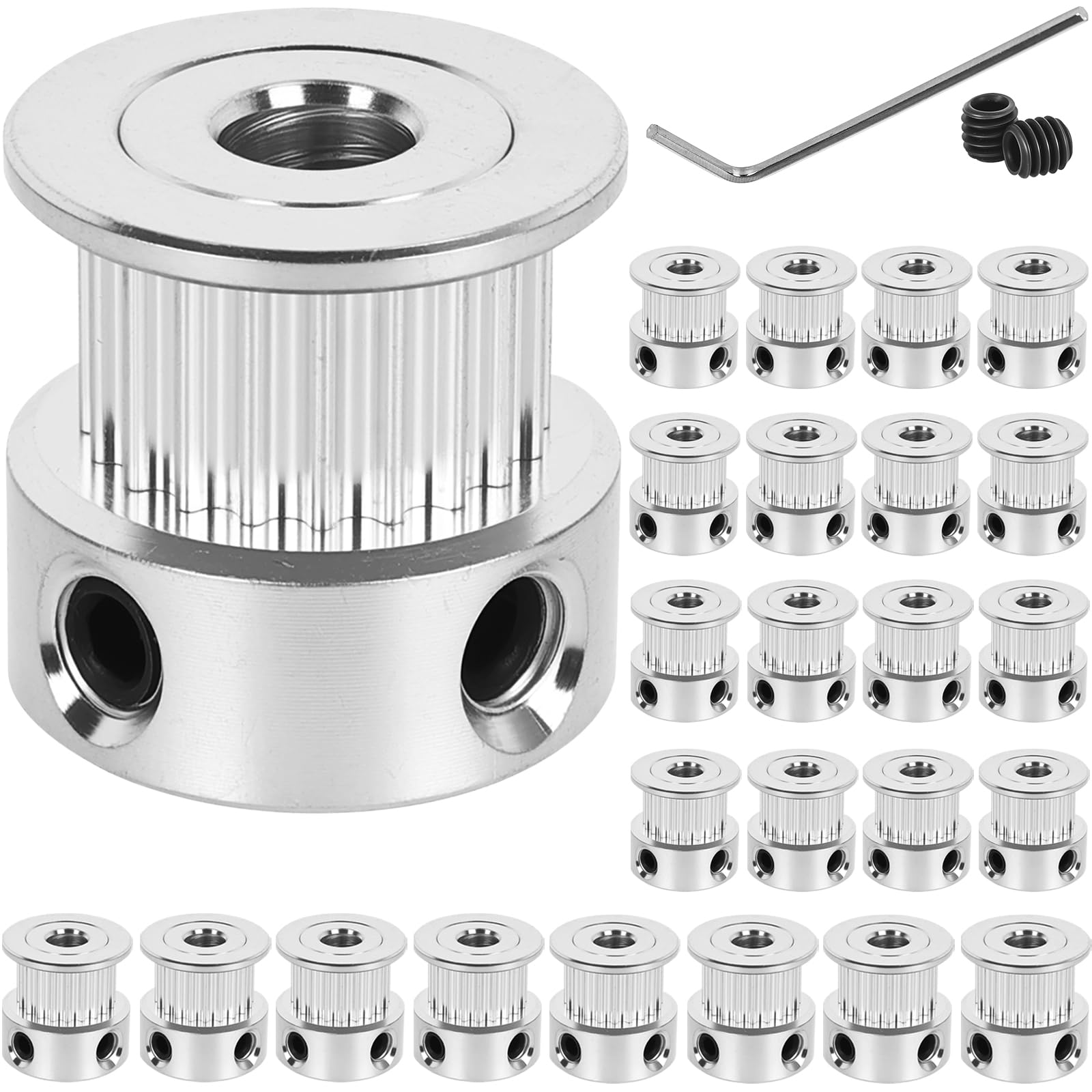 12 Pack GT2 Timing Belt Pulley 20 Teeth,8mm bore,synchronous Pulley — Amazon image 23