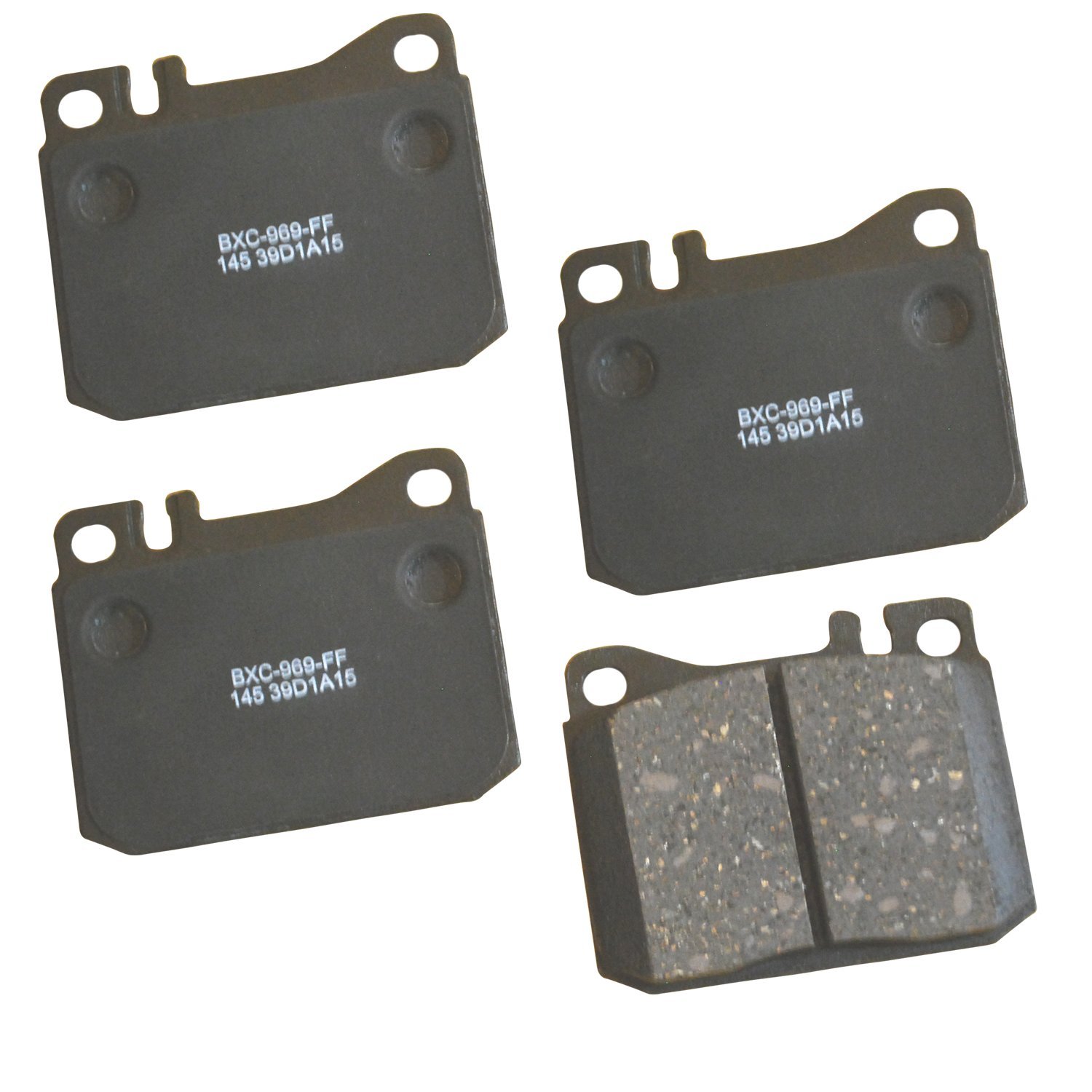 Bendix Premium SBC145 Ceramic Front Brake Pads for Select Models Mercedes-Benz 240D,280CE,280E,300CD,300D,300SD,300SDL,300SE,300SEL,300TD,350SD,350SDL,350SL,380SE,380SEL,380SL,420SEL,450SEL,450SLC