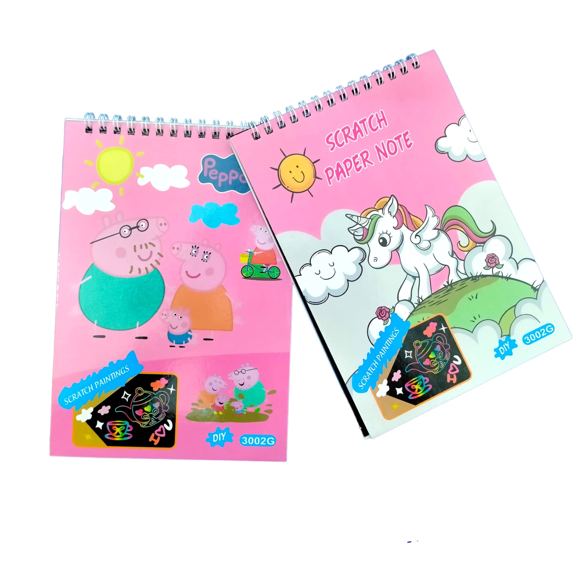 Caught Trendy Combo of 2 Cute Characters Scratch Paper Art Drawing Book for Kids Scratch Paper Painting Book Scratch Crafts Art Supplies Colouring Scratch Book Best Gift Item for Your Kids (Pack of 2) (B0BJ7GRHDS) Amazon Price History, Amazon Price Tracker