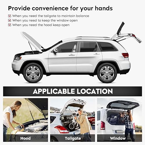 Miniatura 2 de 2 piezas de soporte de elevación de capó delantero amortiguadores de gas para Nissan Murano 6328 SG325019 2003-2007