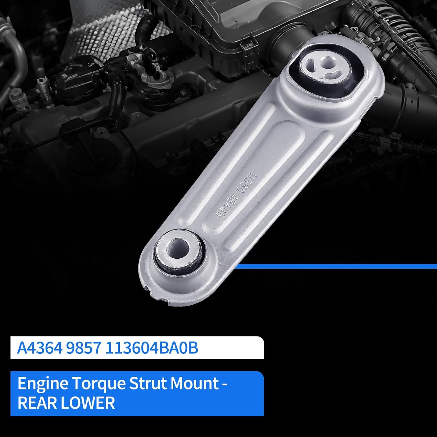 Engine Motor Mount 3PCS Compatible with Rogue X-Trail Renault KOLEOS 2.5L