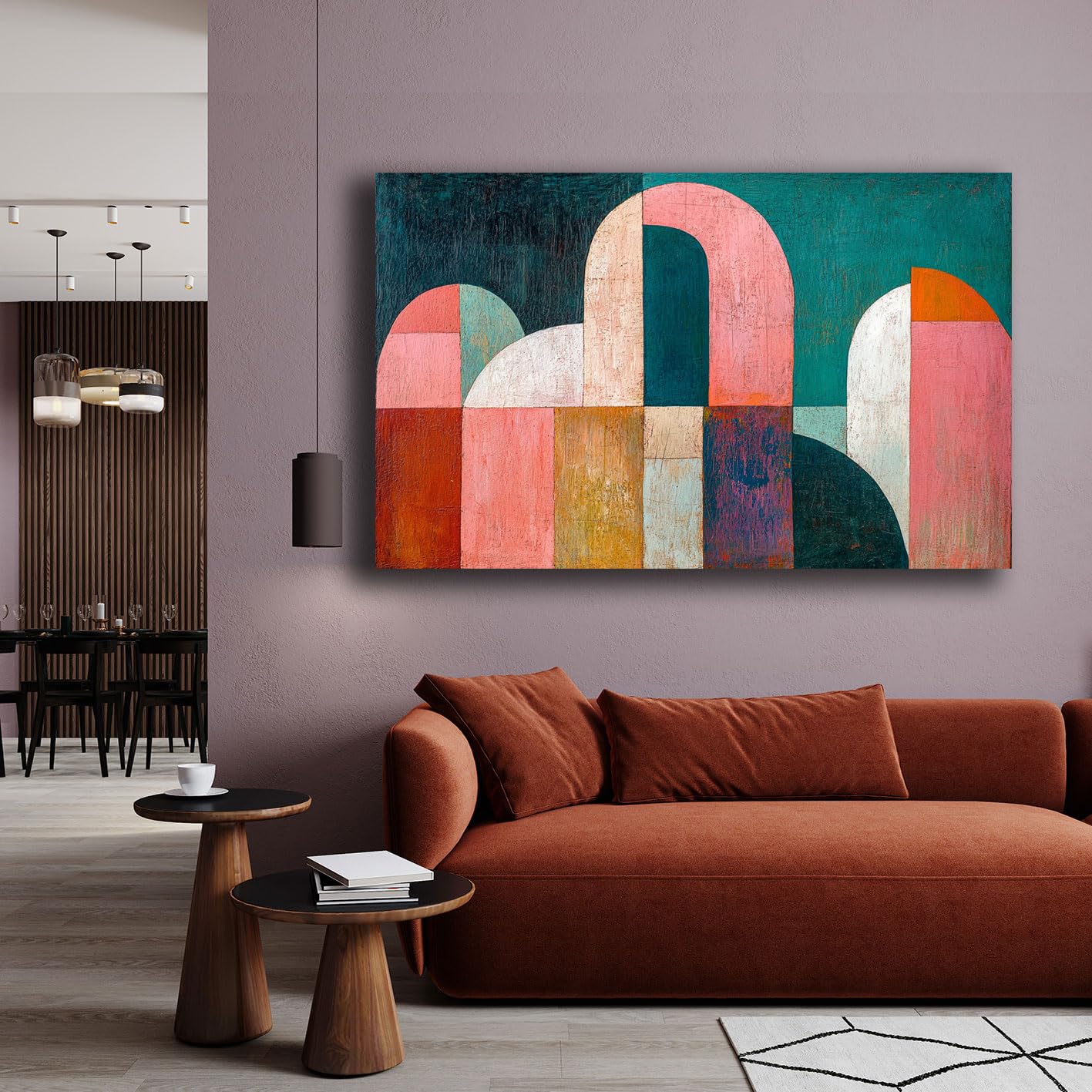 Quadro Moderno Soggiorno Astratto Industrial Quadri moderni Astratti da Parete XXL grande Stampa su tela Canvas Decorazione Murale muro Arredo Camera da letto Cucina (11, 70x120 cm, Canvas intelaiato)