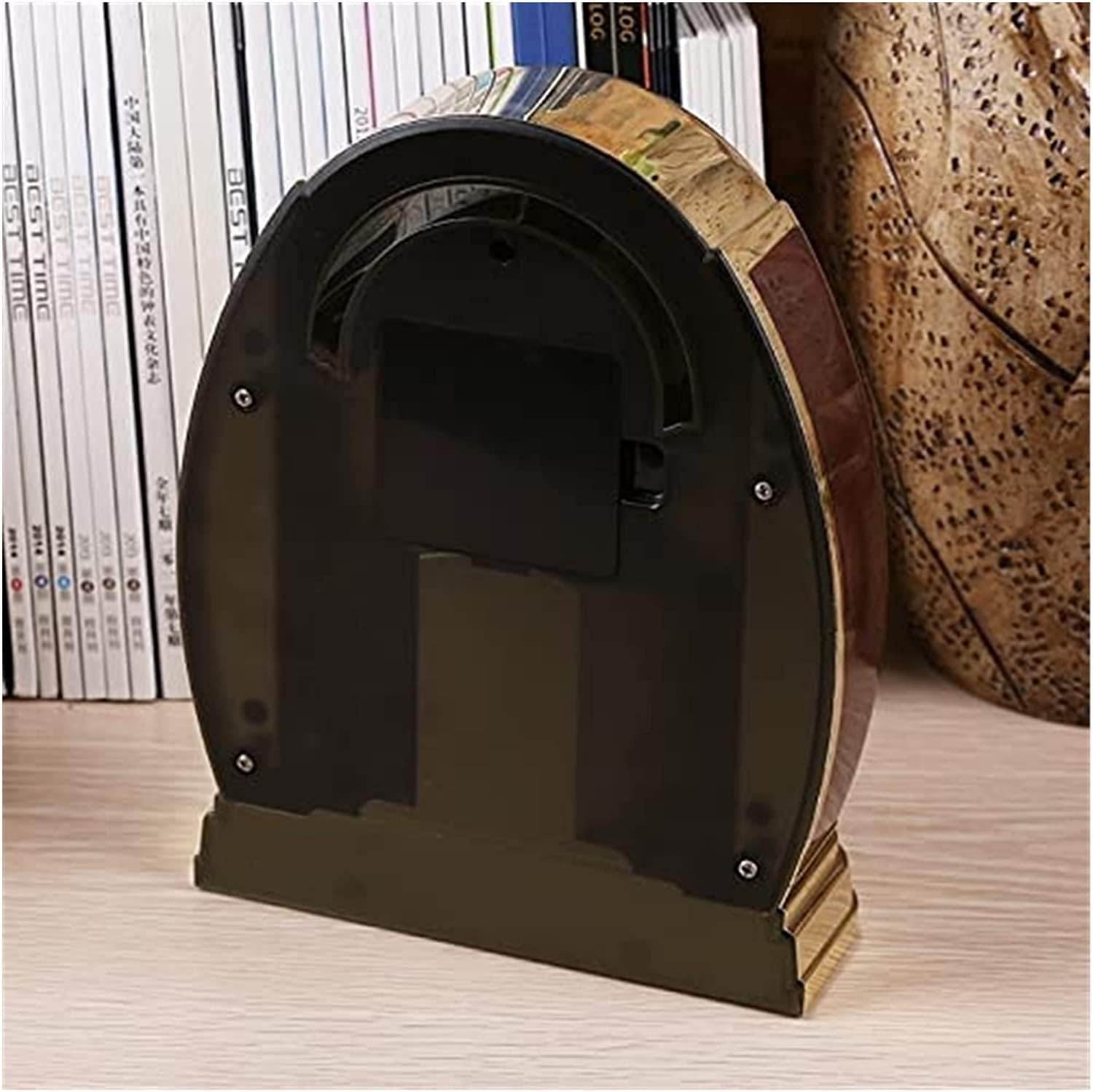 ヴィンテージテーブルクロック、サイレントクォーツムーブメントデスククロック、lyチャイム目覚まし時計、リビングルームベッドルーム用卓