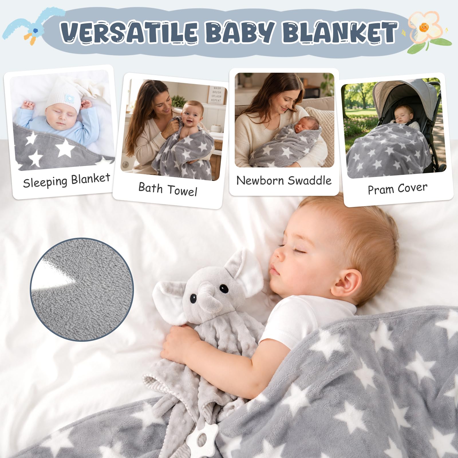 Set regalo per neonati, cestino regalo per bambini e bambine