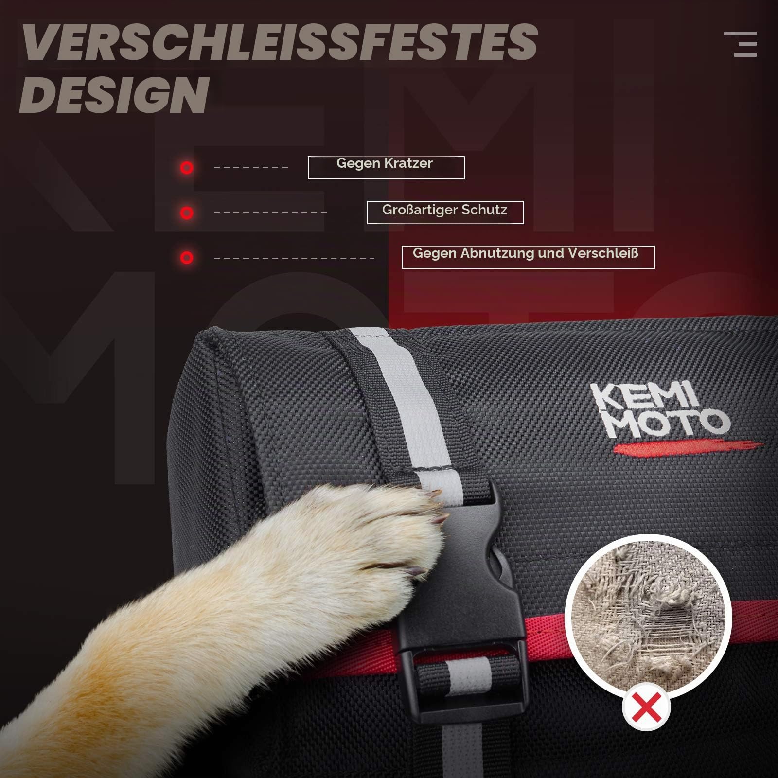 KEMIMOTO ATV-Kotflügeltasche, 130% größer, wasserdichte hintere Aufbewahrungstasche, Getränkehalter, abnehmbar, für Polaris, Sportsman, Scrambler, FourTrax, Can Am, Grizzly, Cfmoto, Kawasaki