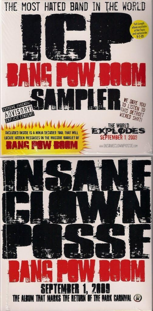 Insane Clown Posse - Bang Pow Boom Promo CD Sampler