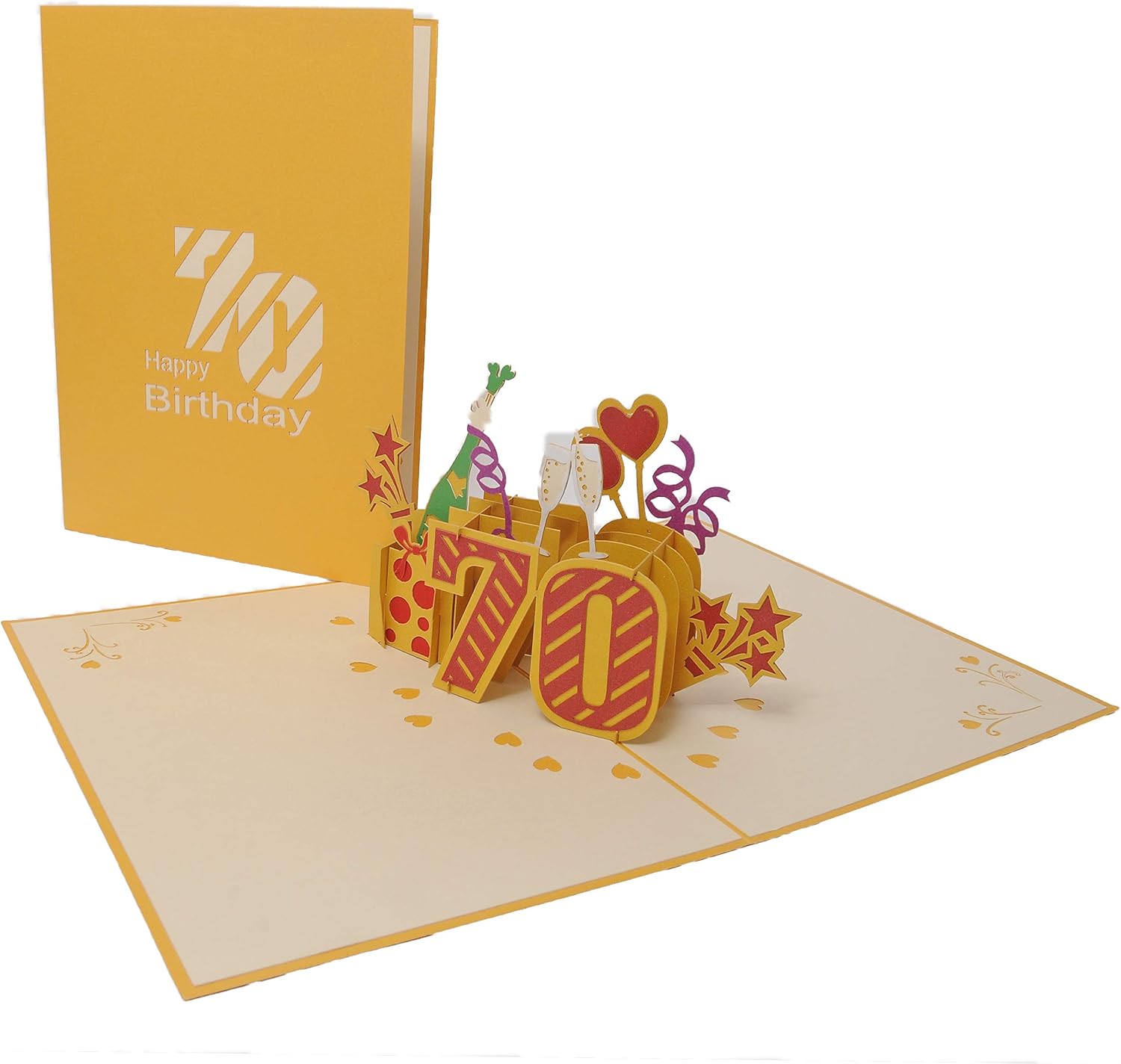 Targa In Legno Per Regalo Denaro 70° Compleanno, Con 5 Fori Per Banconote, 16x8,8 Cm, Personalizzabile