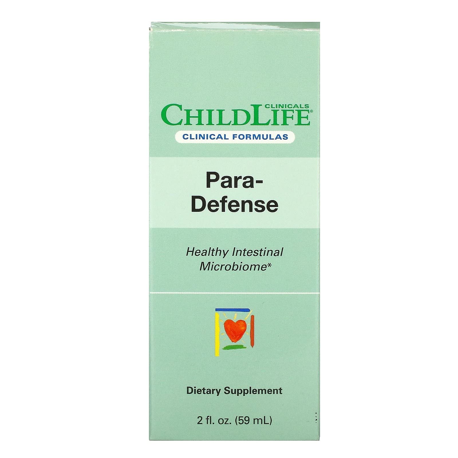ChildLife Clinicals para-Defense, Healthy Intestinal Microbiome, 2 fl oz (59 ml)