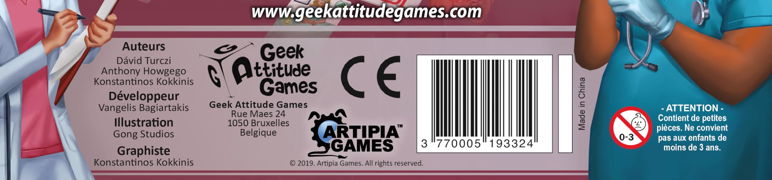 Asmodee - Clinic Rush - Geek Attitude Games - Jeu coopératif Temps réel