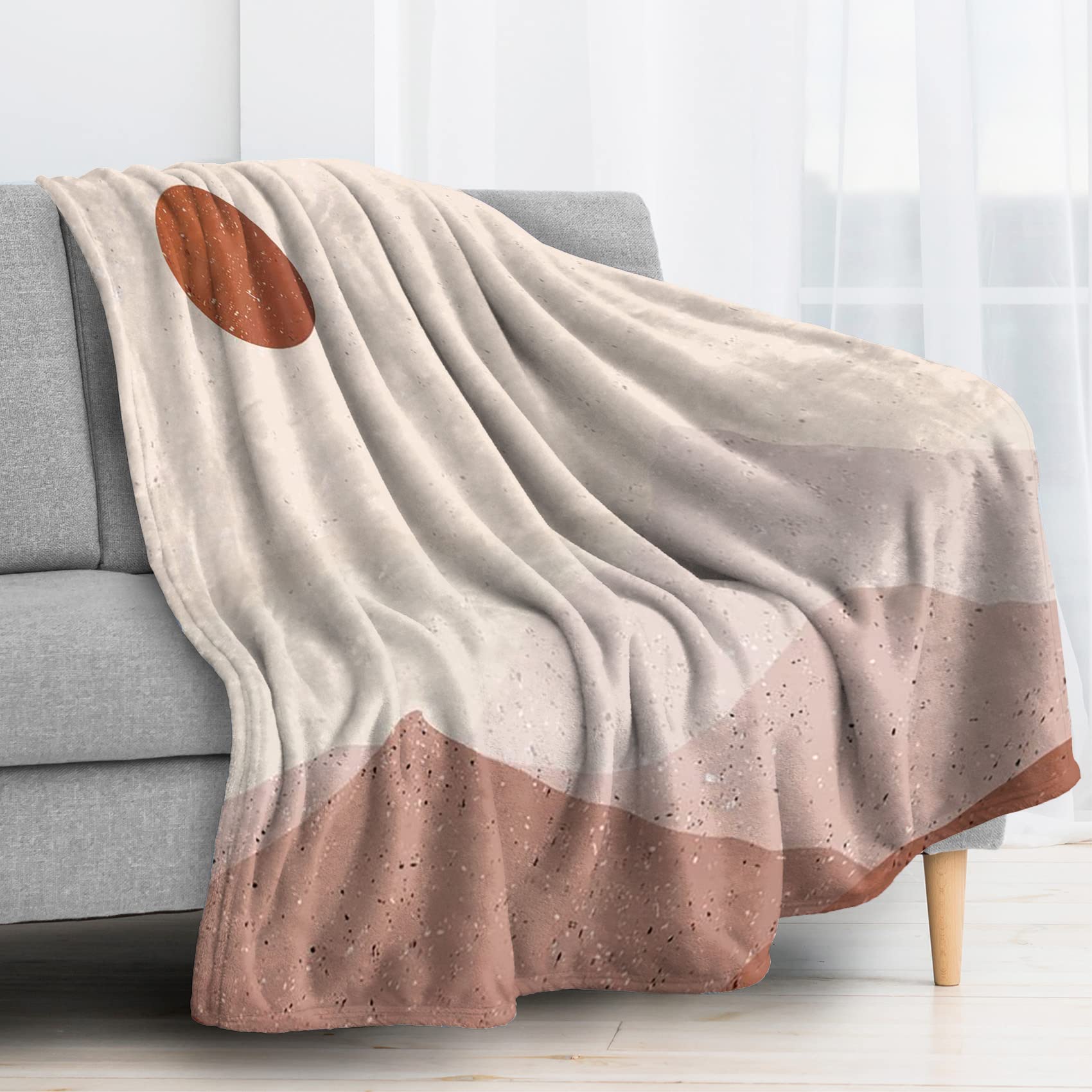 Plaid couverture Bohème 220x240 BUKITA contre le froid hivernal