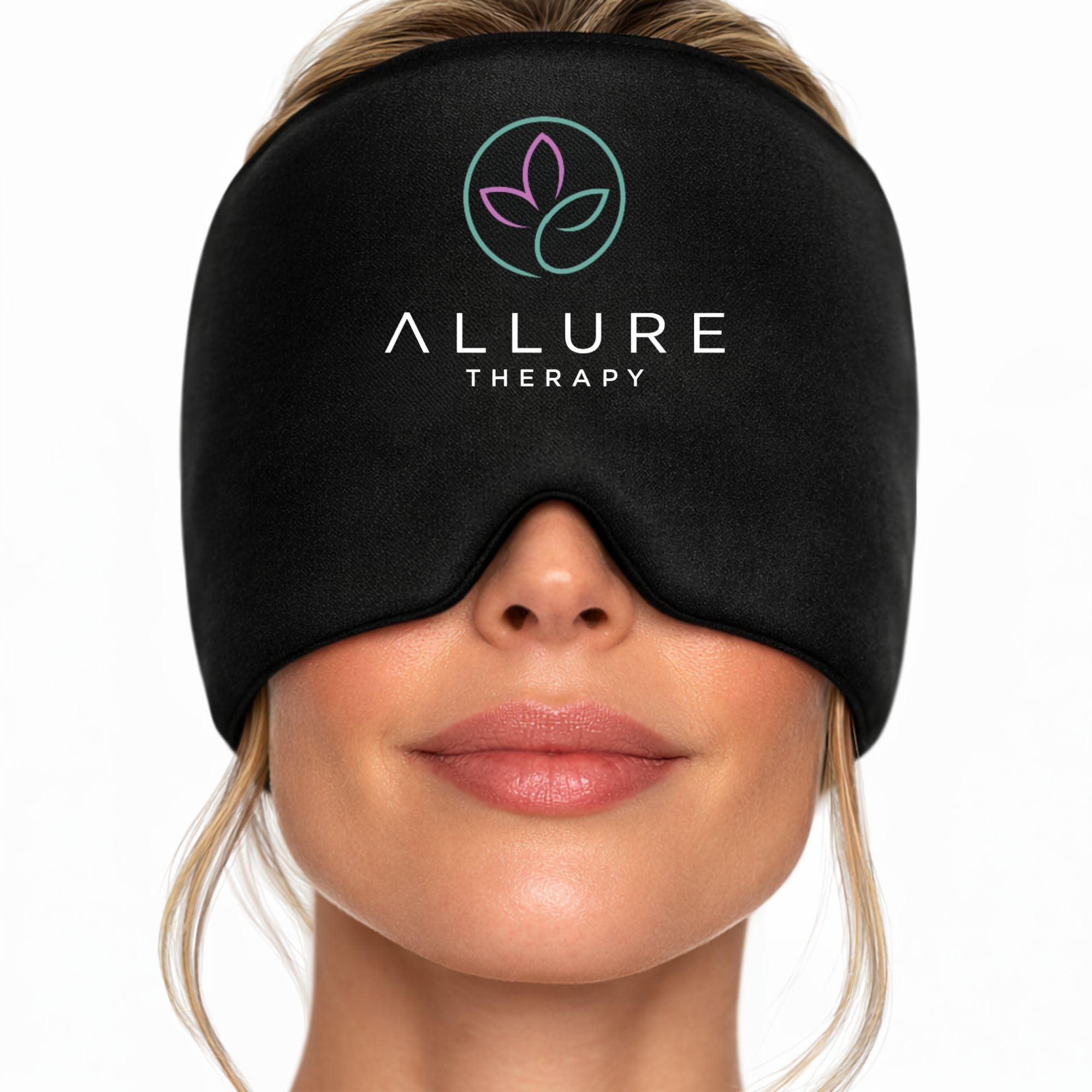 Migraine Relief Cap – Hot & Cold Therapy, 1.4 LB Gel for Longer Relief, Full Head Compression for Headache, Migraine, Tension & Sinus Relief, Light