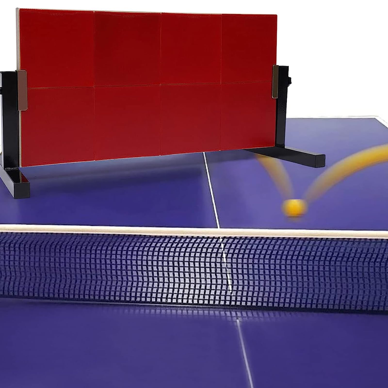 Filet de rebond de tennis de table intérieur et dispositif de train à angle réglable
