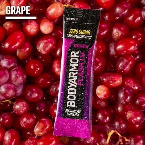 Miniatura 4 de BODYARMOR Flash IV - Paquetes de electrolitos, mezcla de bebida sin azúcar, paquetes de una sola porción, agua de coco en polvo, hidratación para