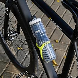corki Cycles Bike Water Bottle Holder Right Side Load Water Bottle Cage for Road, MTB, Gravel Bicycle Yellow 1-Pack