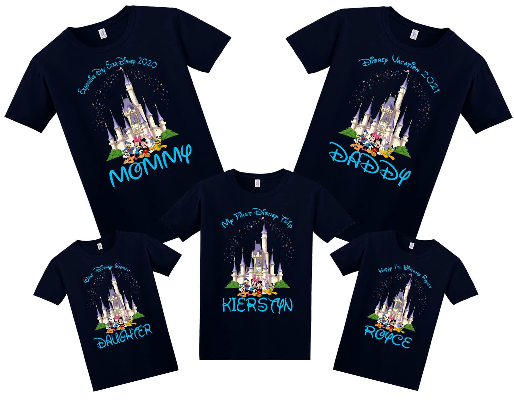 personalized disney shirts for family