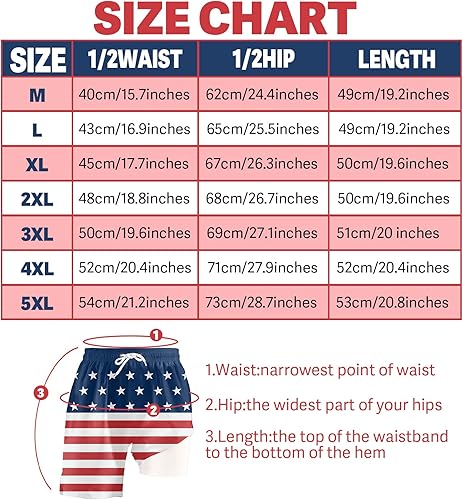 Miniatura 7 de Traje de baño para hombre con forro de compresión 2 en 1, de secado rápido, pantalones cortos de natación para hombre, para nadar y playa