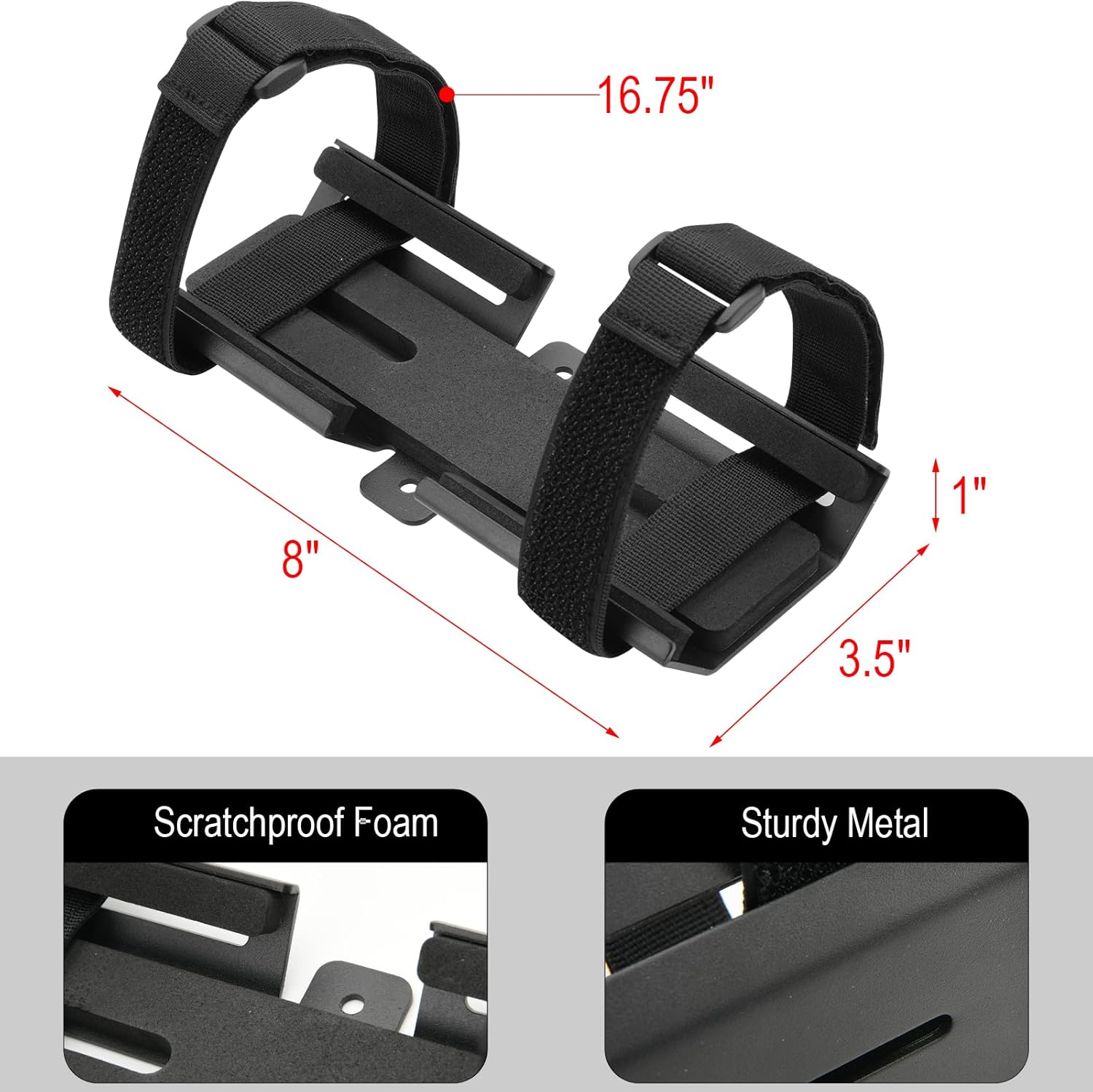 TXEsign Portable Speaker Mount for Jet Ski/Snowmobile/Boat/Motorcycle/Sea-Doo, Speaker Bracket Metal Wall Mount Holder for JBL Charge 4/JBL Charge 5/Flip 5/Flip 6/UE Boom 3/Wingman View Golf - Image 8