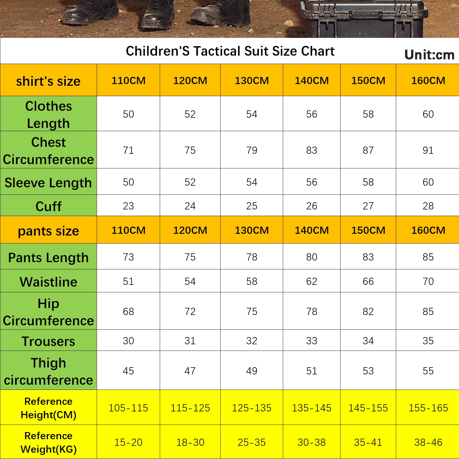 Langärmelige Taktische Kleidung+Trainingshose für Kinder,Jungen/mädchen Airsoft Paintball Spiel BDU kampfhemd,Outdoor militärfans,die Jagd Camping uniform Anzug schießen