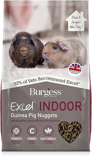 Burgess Excel Indoor Guinea Pig Nuggets, 1.5 kg