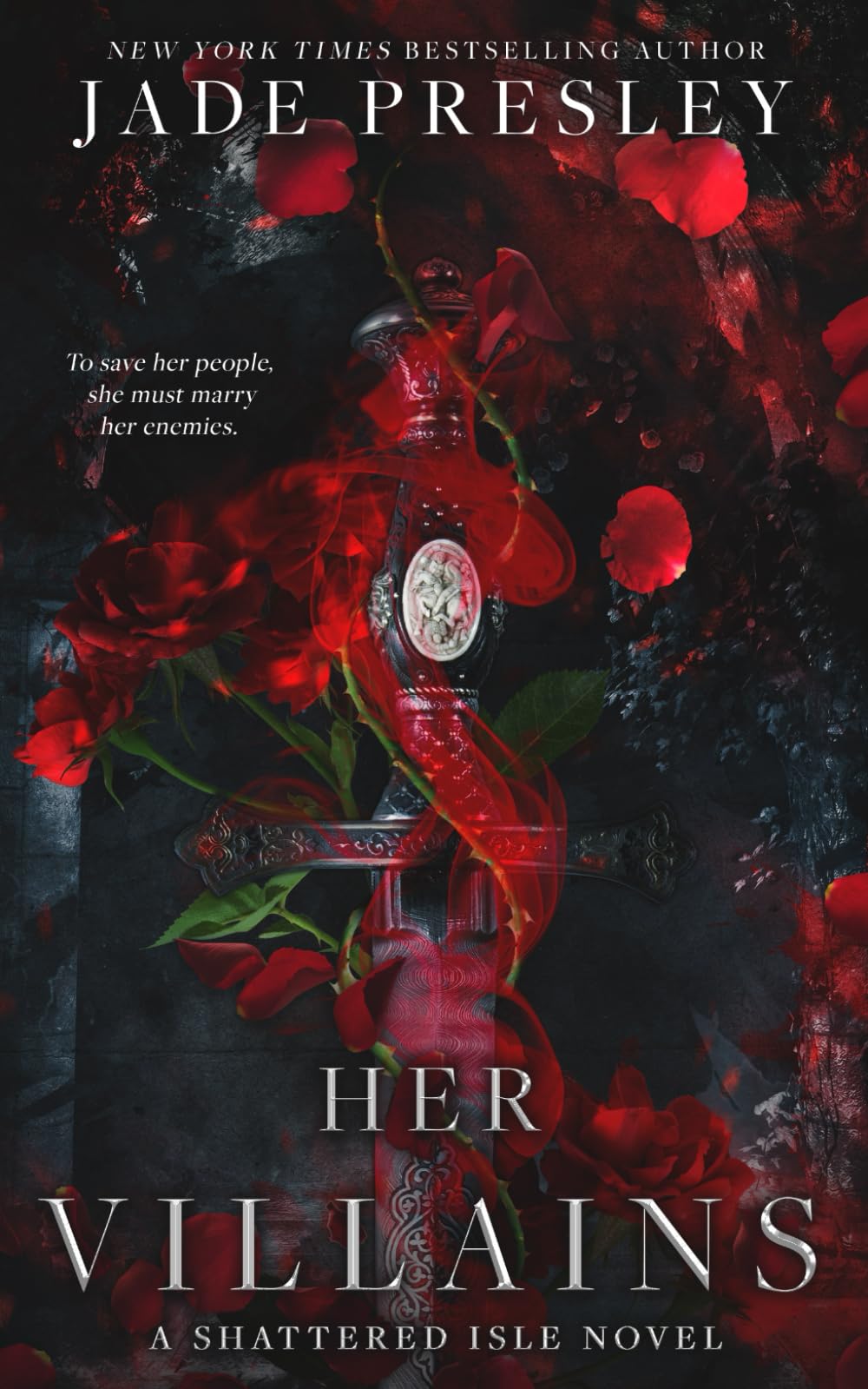 Her Villains: A Fantasy Reverse Harem Novel (The Shattered Isle series)