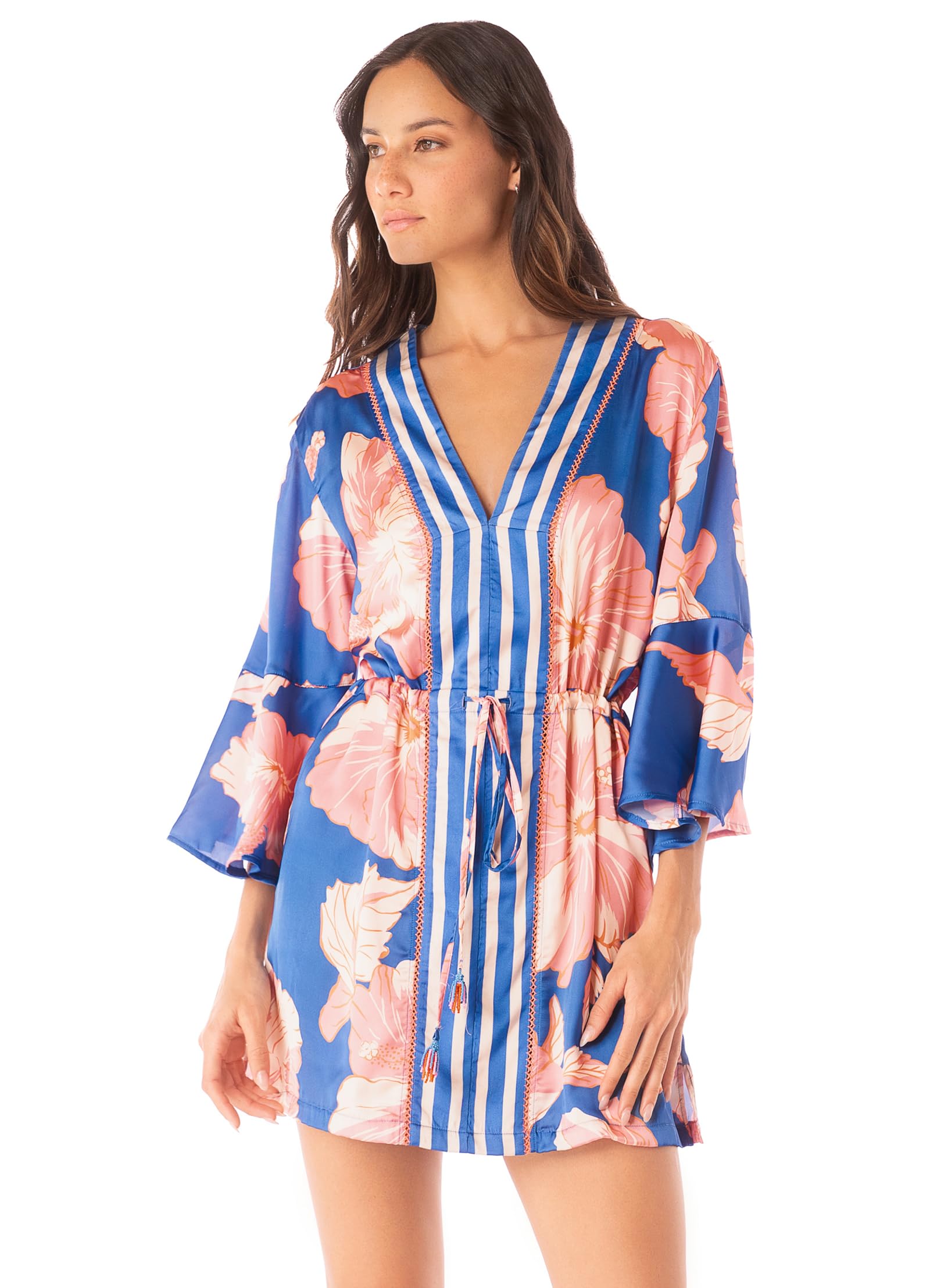 Maaji Damen Magnolia Mirage Enjoyable Kaftan Badebekleidung, Helles Blau, Small