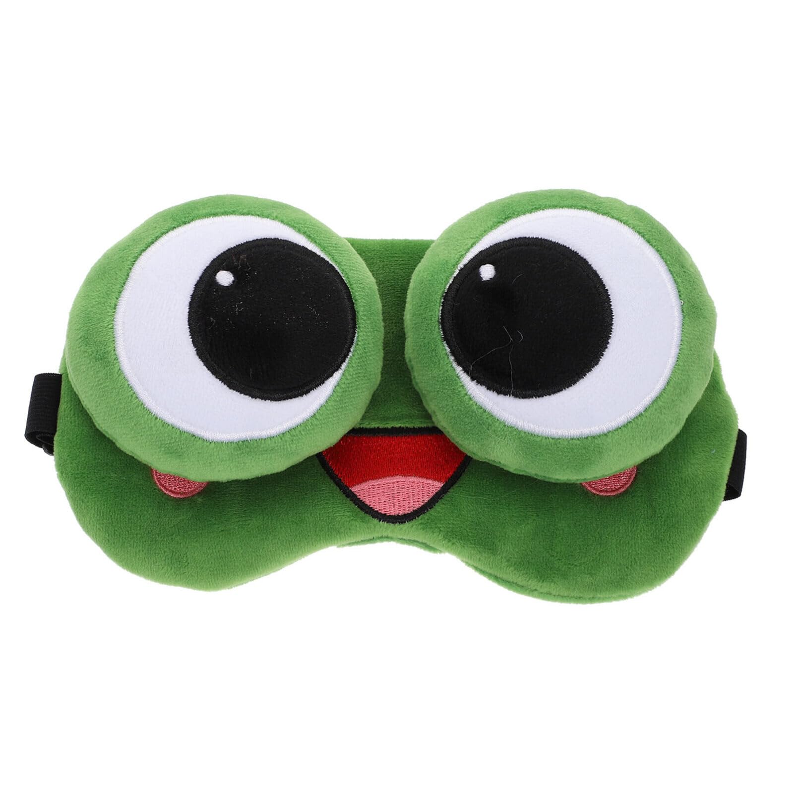 LALAFINA 2pezzi Maschera Per Occhi Gel Forma Di Rana Maschera Protettiva Per Sonno Morbida e Divertente Per Viaggi Relax e Riposo Profondo