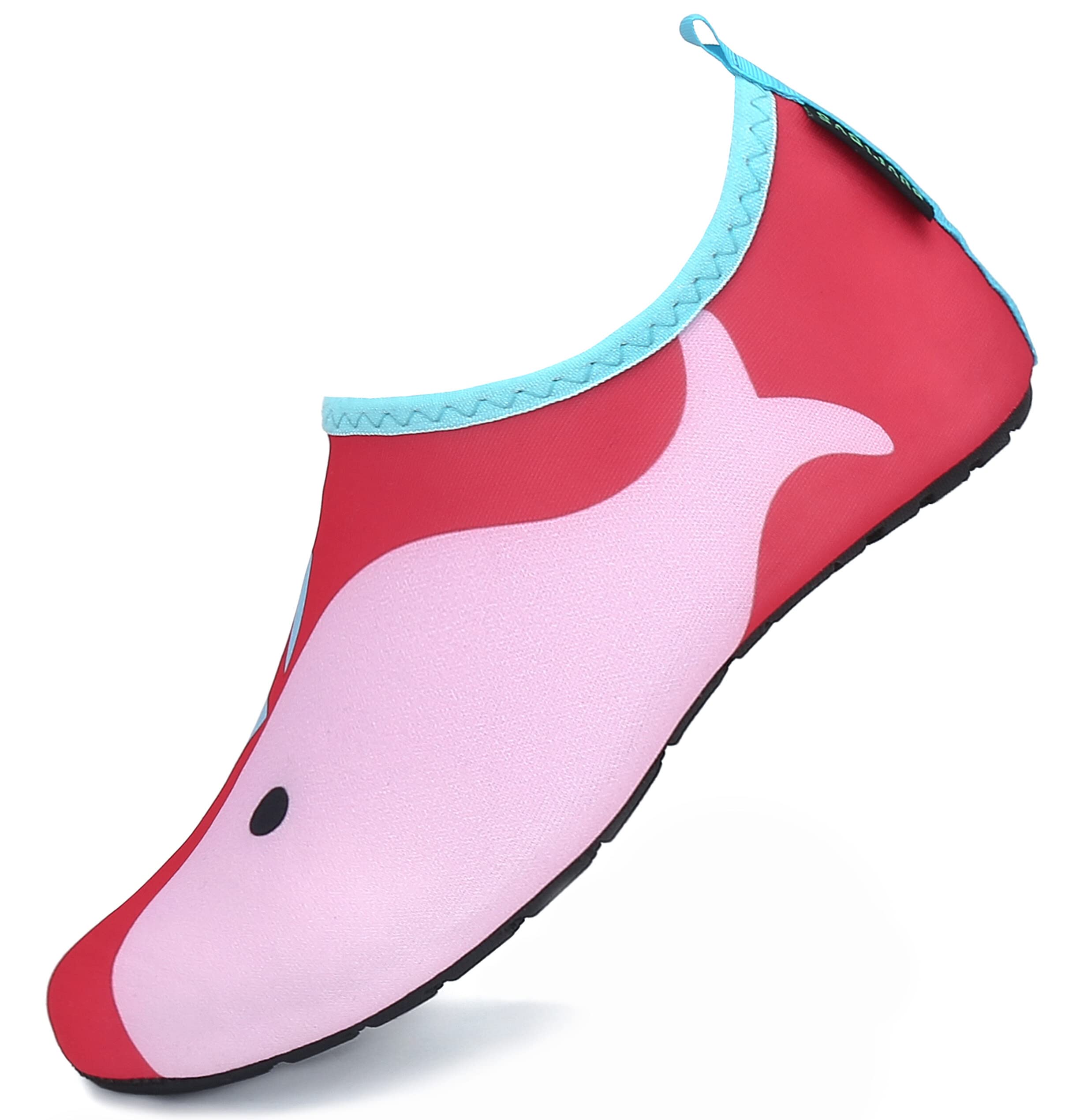 SAGUARO Scarpe da Scogli Bambino Bambina Scarpe Mare Bambini Scarpette Scogli Ragazze Ragazzi Scarpette Mare Antiscivolo Scarpe Immersione Leggere Scarpe Acqua Scarpe Nuoto, Gr. 18-37 EU