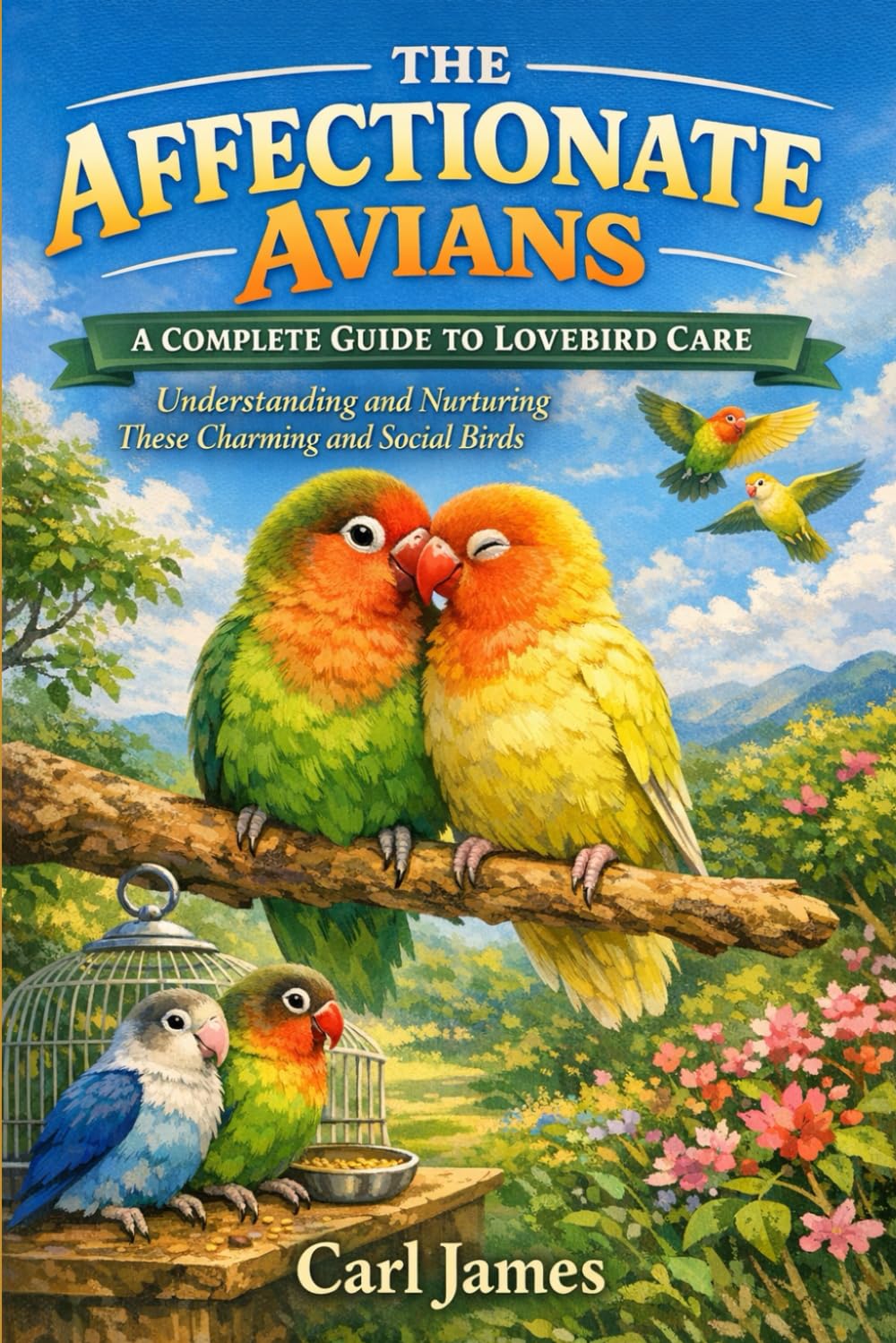 THE AFFECTIONATE AVIANS: A COMPLETE GUIDE TO LOVEBIRD CARE: Understanding and Nurturing These Charming and Social Birds