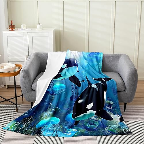 Miniatura 32 de Manta de excavadora para niños, manta de tractores y camiones de maquinaria, manta de forro polar de vehículo de construcción para niños, manta