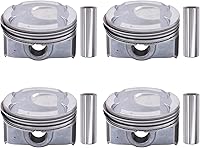 NewYall Set of 4 Engine Pistons with Pins & Rings for Hyundai Accent/Veloster 1.6L & Kia Rio/Soul 2012-2017