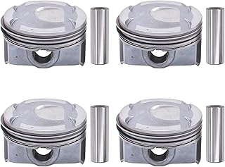 NewYall Set of 4 Engine Piston with Pin and Rings for Hyundai Accent/Veloster 1.6L 2012-2017, Rio/Soul 1.6L 2012-2017