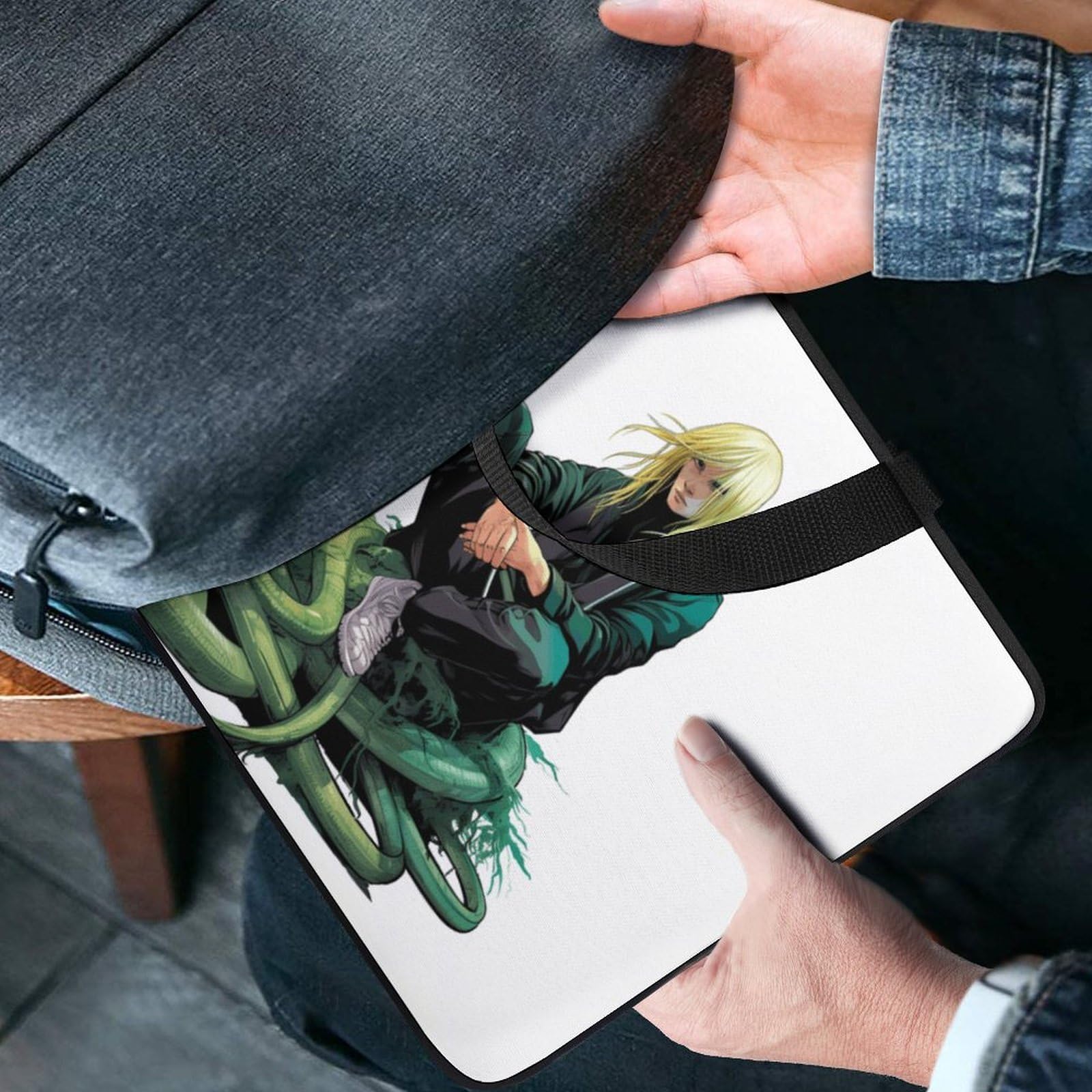 Custodia protettiva per computer portatile da 17", ultra sottile, leggera e impermeabile, in neoprene resistente, con cinturino da polso