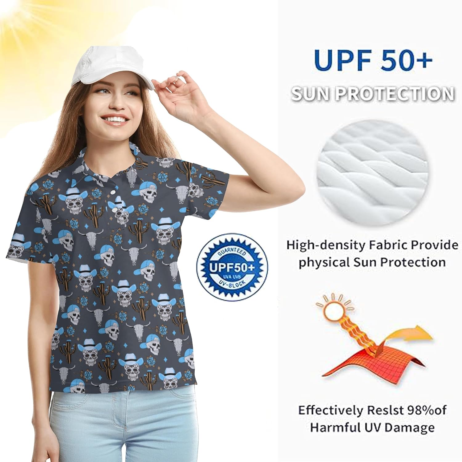 Men Women Funny Couple Golf Shirts,Matching Hawaiian Short Sleeve Golf Shirt,Moisture Wicking Couple Polo Shirt