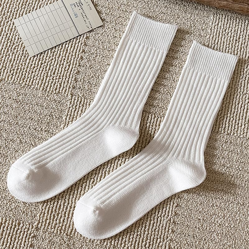 Image of 83% Cotton Thick winter Knit Warm Socks,Comfy Cozy Breathable Casual Socks for Men & Women