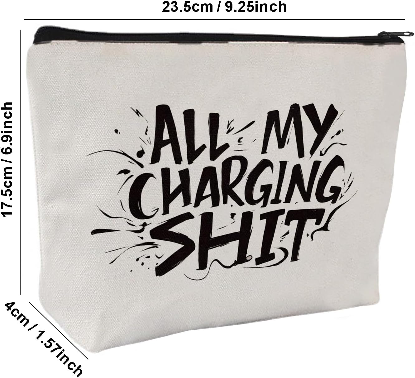 Makeup Bag for Women Travel - Zipper Cosmetic Storage Bag with Vibrant Designs, Soft Fabric & Multi-Use Functionality (Gift for Birthdays, Graduation, Christmas) (Style J) - Image 3