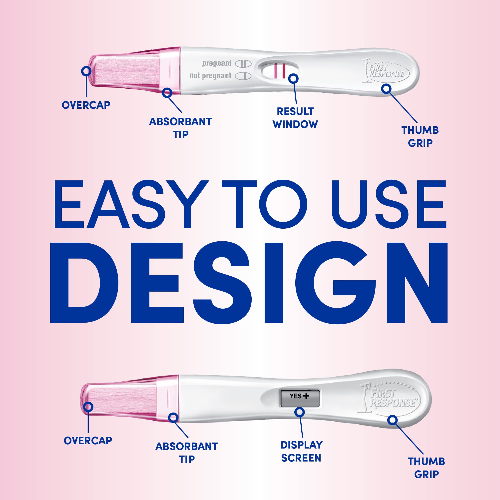 Prueba de embarazo First Response Triple Check, 3 unid...B0785MRPPX Prueba de embarazo First Response Triple Check, 3 unid...B0785MRPPX