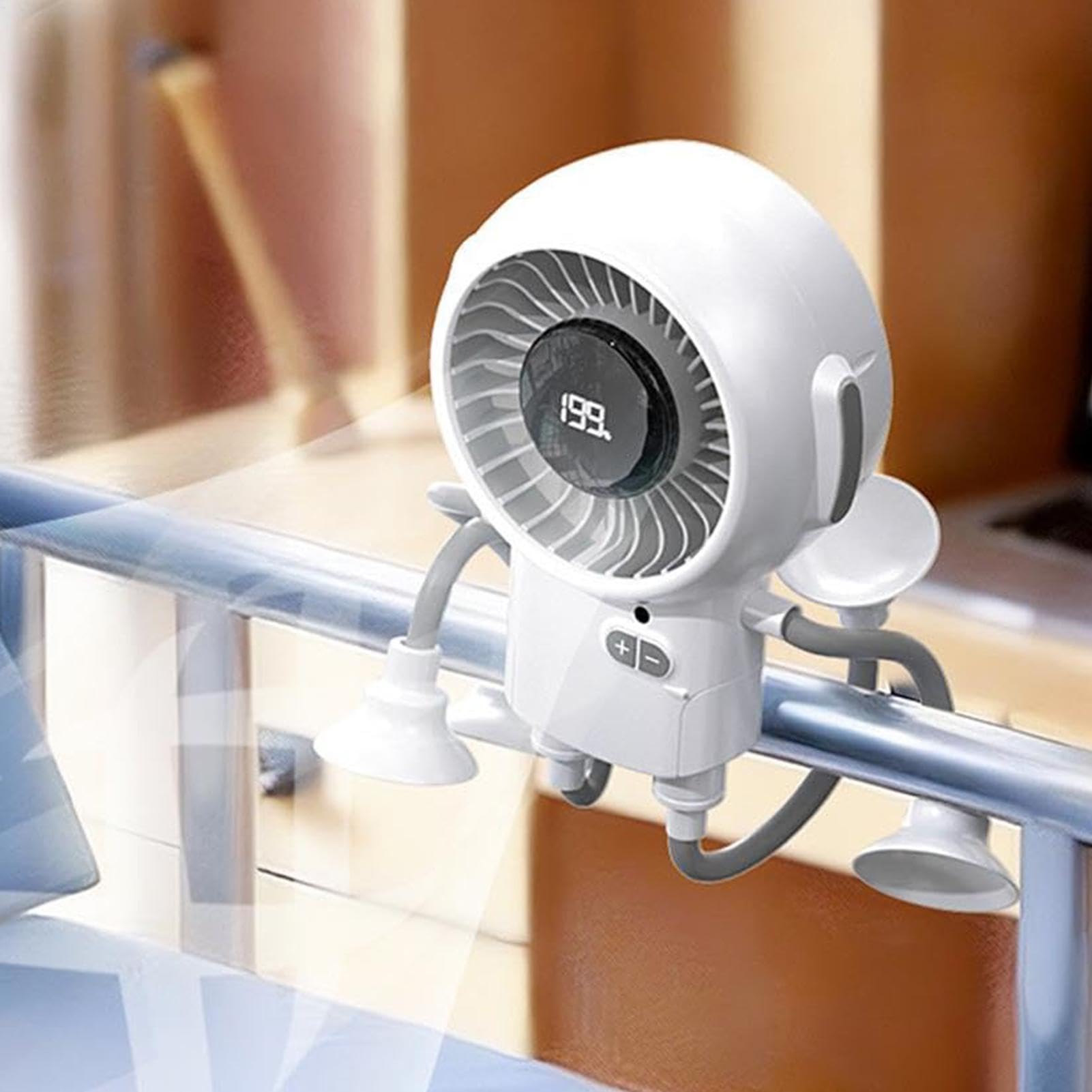 Ventilatore Personale Ventilatore Portatile Silenzioso Ricaricabile | Ventilatore da Scrivania Tascabile per Viaggi, Campeggio, Camera da , Dormitorio, Ufficio, Casa, Sonno, Vacanze Estive,