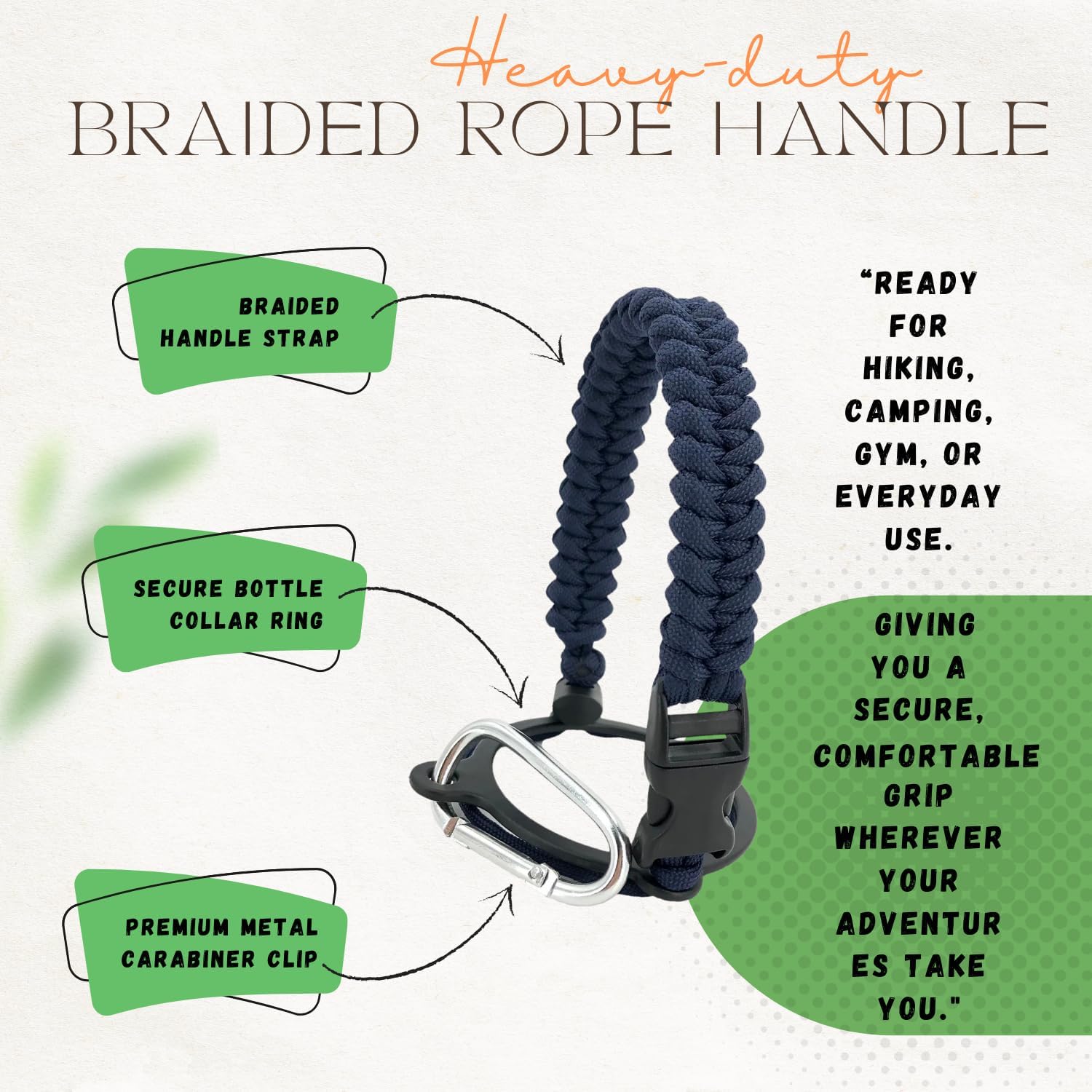 The National Parks Water Bottle with 63 Waterproof Stickers, 3 Lids (Straw, Spout, Chug) & Bottle Handle | 32 Oz Insulated Wide Mouth Stainless Steel Bottle for Camping & Hiking Leak-Proof - Image 4