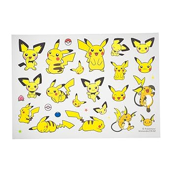 【T626】ポケモンシール トップサン ライチュウ ピカチュウ Pikachu nao様専用 ポケモン シール トップサン ライチュウ ピカチュウ
