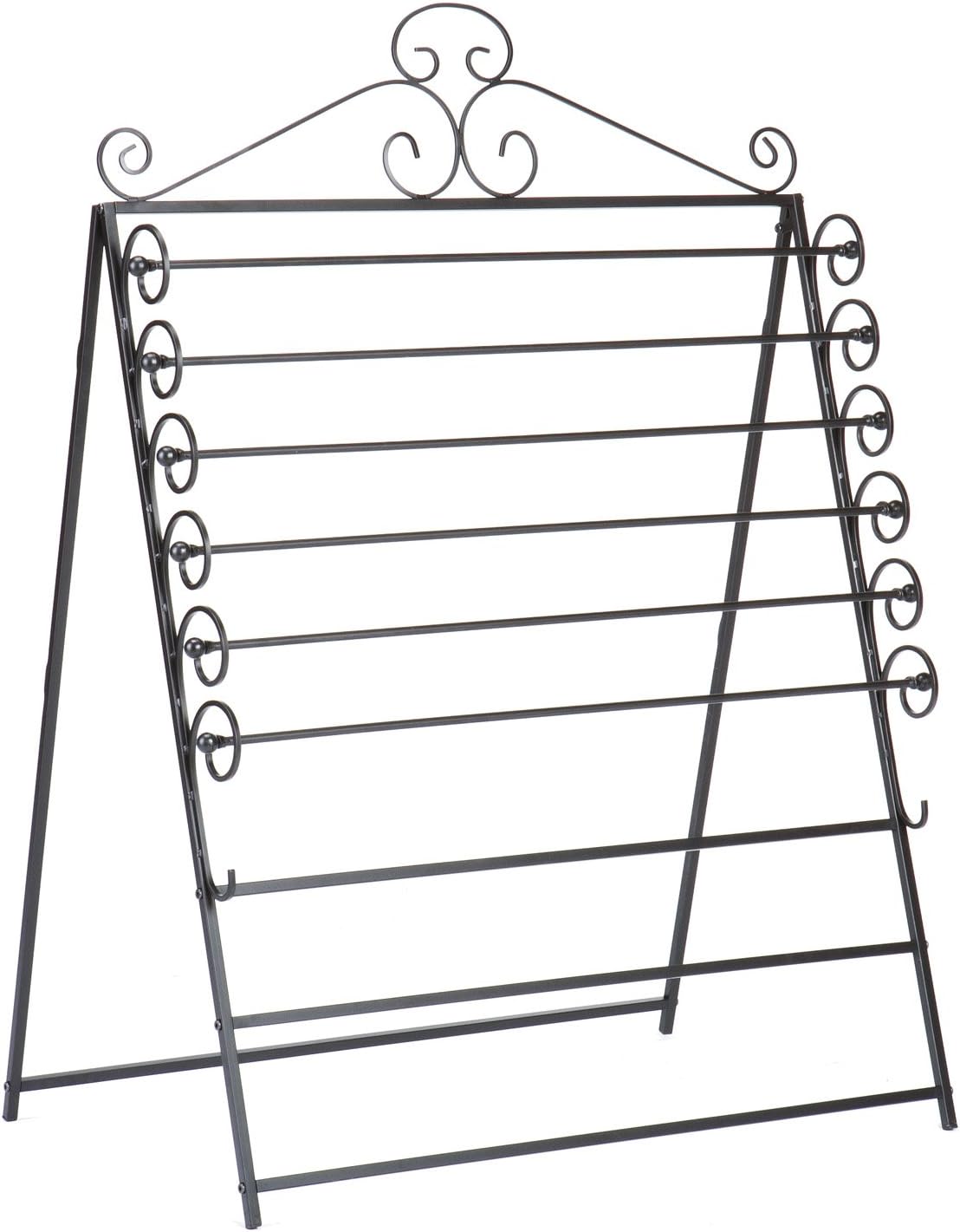 Amazon.com: SEI Furniture Craft Storage Rack, Black,34.75