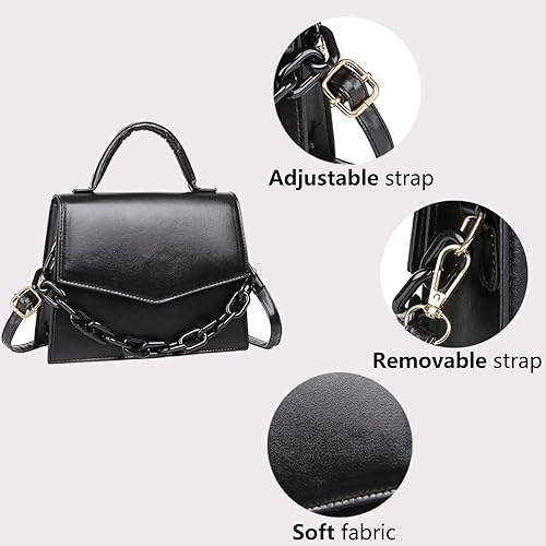 Vista 3 de BIBDOO Mini monederos para mujer, bolso pequeño, lindo bolso cruzado