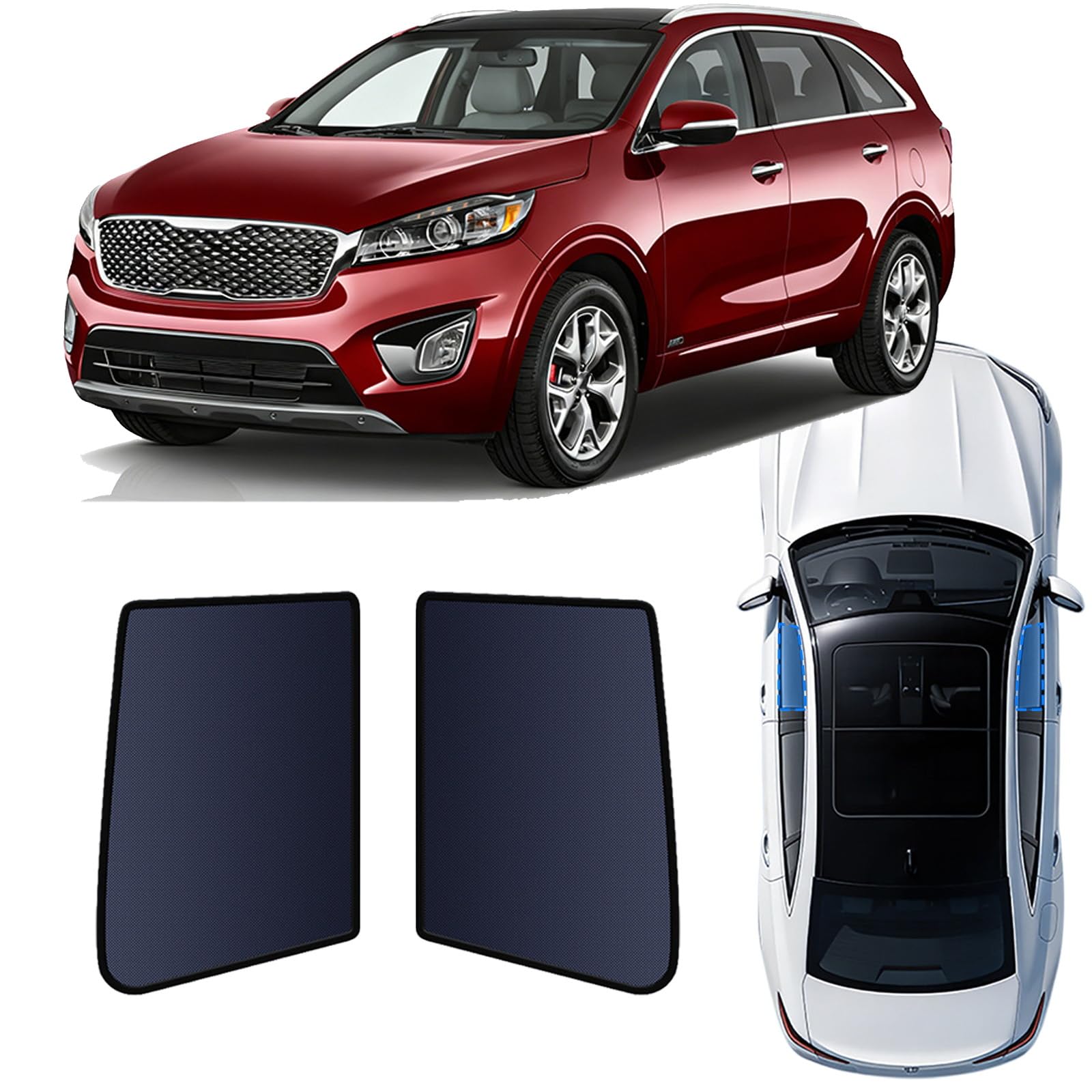 Pare soleil voiture interieur KIA Sorento 2015-2019 pliable