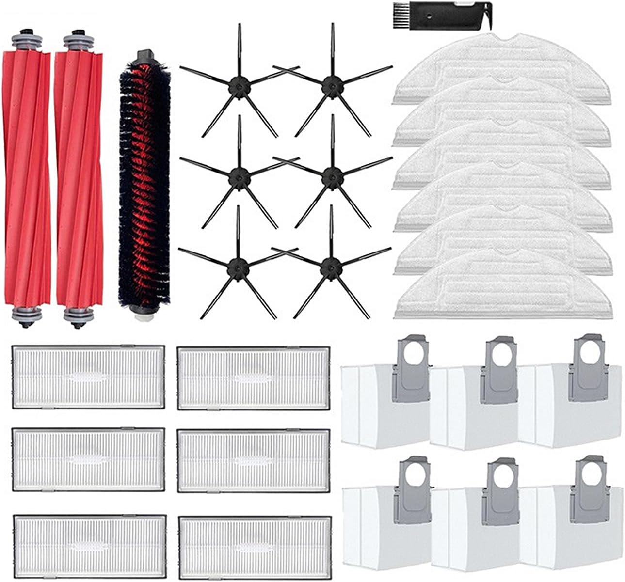 Main Side Brush Mop Filter Dust Bag Rolling Brush For MaxV Plus MaxV G10S Robot Vacuum