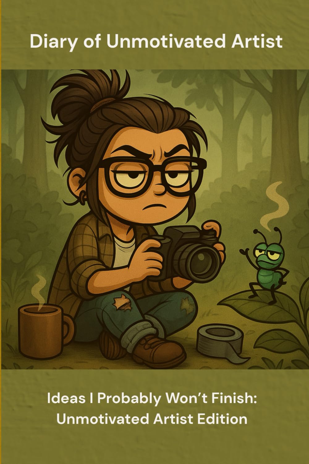 Diary of Unmotivated Artist: Ideas I Probably Won’t Finish: Unmotivated Artist - Forest Edition