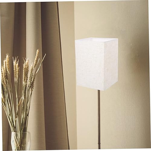 Vista 9 de VILLCASE Pantalla pequeña de lino moderna para piso, pantalla rectangular beige