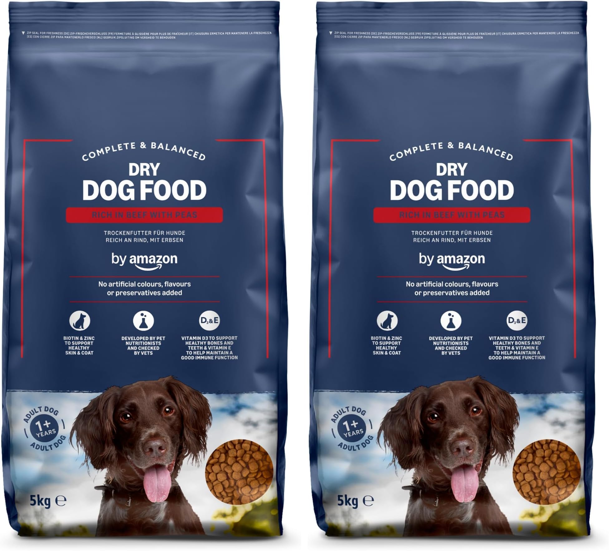 by Amazon - Complete Dry Dog Food for Adult Dogs, Rich in Lamb and Rice, 1 Pack of 5kg — view 10