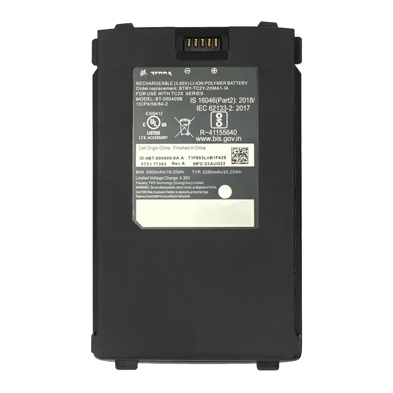 Amazon.com: EXCEPOWER 5260mAh Replacement Battery for Zebra TC21