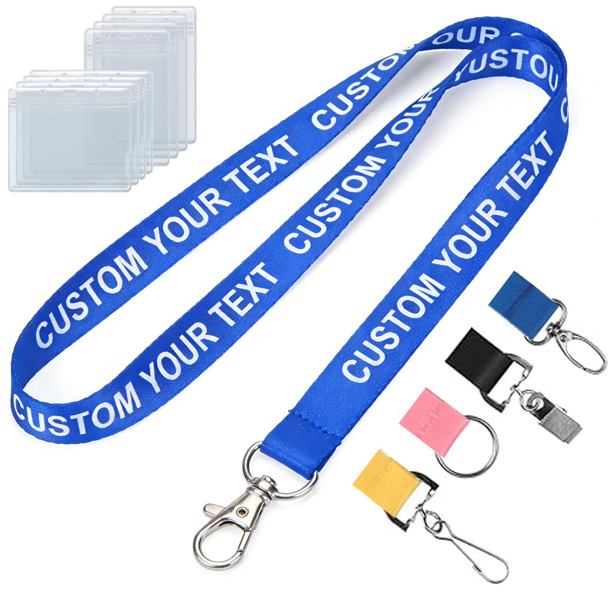 Sapaigift Custom Lanyards & Personalized Lanyards - Custom Logo/Text/Photo Neck Straps with Lobster Hook
