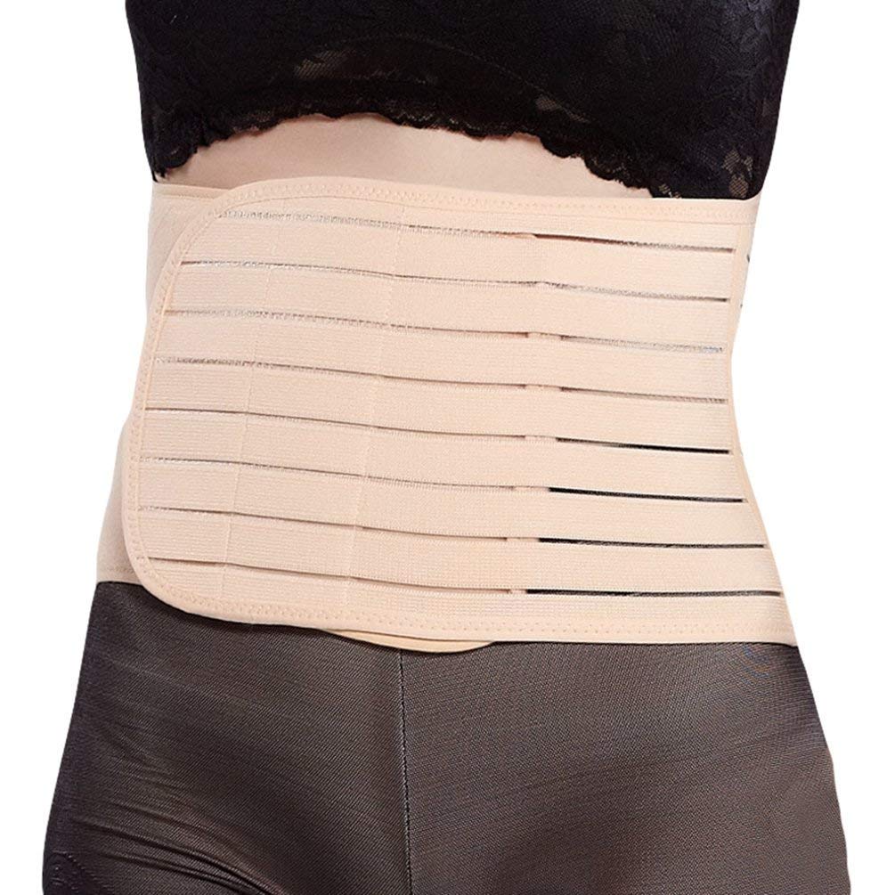 Damski pas ciążowy w stylu vintage, jednokolorowy, oddychający, ciążowy, rekonwalescencja po porodzie, mieszadło do brzucha, elastyczny pas modelujący brzuch,Hautfarbe-XXL